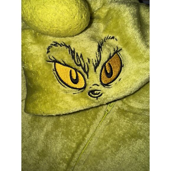 The Grinch One Piece Pajamas Union Suit Size 7-8 Girls Christmas Costume Kid - Picture 1 of 5
